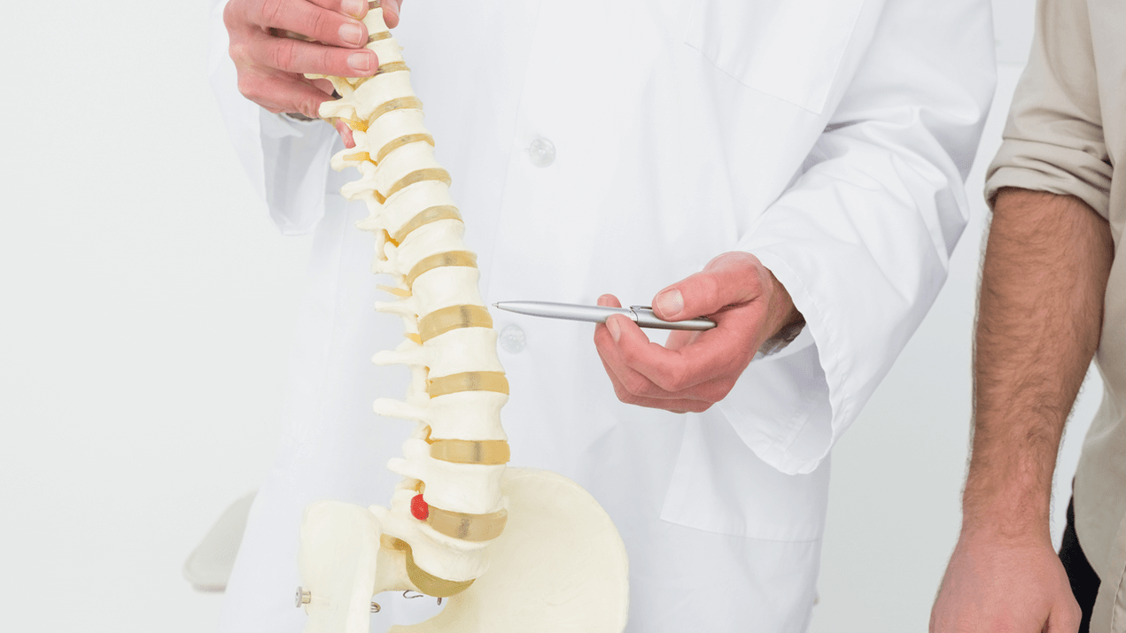 Diagnose back pain when a doctor makes an appointment