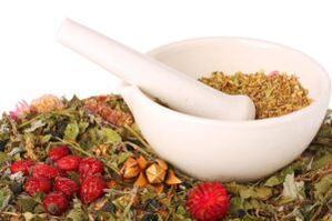 Dry herbs for treating osteochondral disease